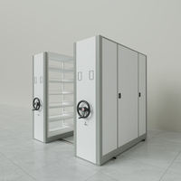Système de rangement suspendu manuel en acier, compact et mobile, avec étagères mécaniques intelligentes électriques personnalisées et compacteur de dossiers mobile