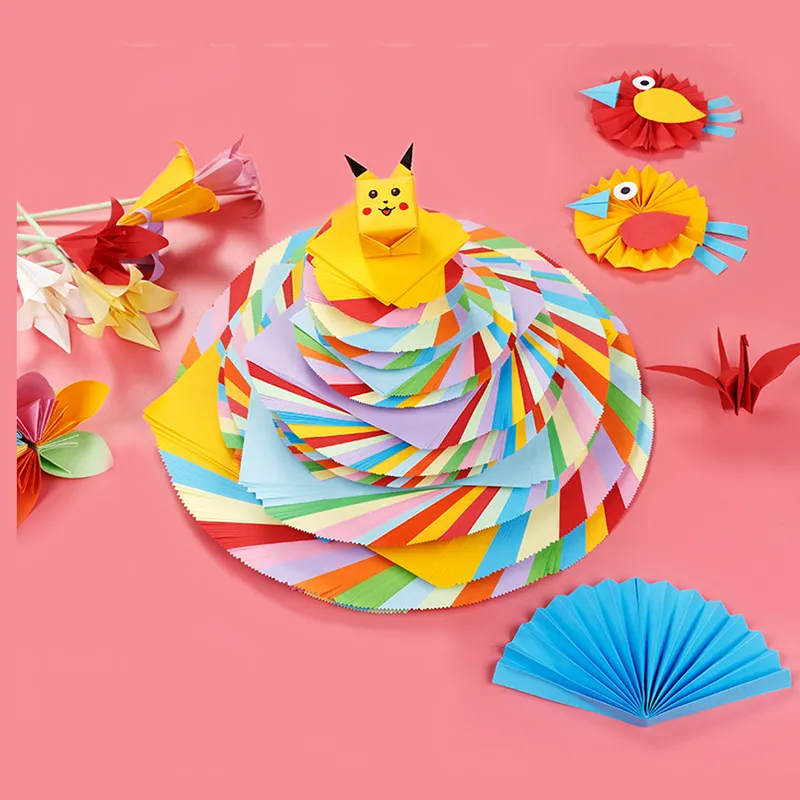 Giấy Thủ Công Bán Buôn Giấy Màu Origami Cho Trẻ Em