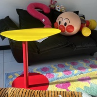 Mesa Auxiliar de Centro Convertible de Hierro Antiguo de Diseño Danés, Pequeña, de Lujo, Estilo Nórdico Moderno, Mueble Móvil para Sala de Estar