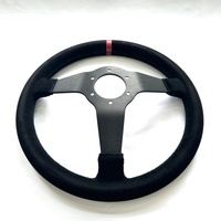 Volant Drifting 350mm JDM Drift Racing Deep Dish Volant sport 6 boulons avec rouge/bleu/jaune
