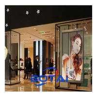Botai Haute Luminosité Intérieur P3.91-7.8 Fixe Chine Verre TV Rideau Prix Vidéo Mur Panneau Transparent LED Écran D'affichage