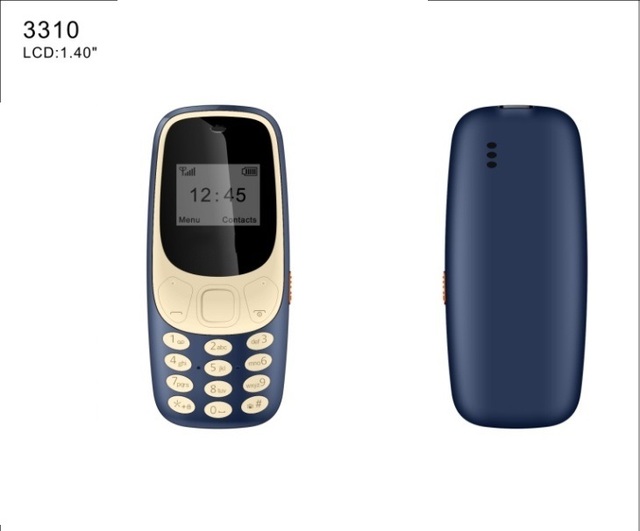3310/1.77(Black & White Screen Without Camera) Cheapest Mobile Phone Senior Mobile Phone Supports Oem Brand Phone
