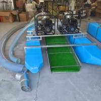 Promotion : Équipement de dragage neuf pour l'extraction d'or – Sluice de récupération d'or de 6 pouces avec moteur à essence pour petit bateau/dragueur flottant