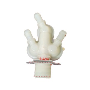 Válvula solenoide de plástico de una entrada y tres salidas de 4,4 cm de diámetro para eliminación de residuos de cocina - Product Image 4