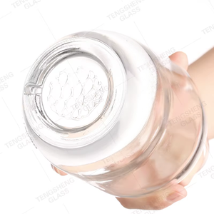 Brandyfles met platte vorm en rubberen kurkstop, gouden leverancier, nieuw product voor het bewaren van wijn en tequila - Product Image 6