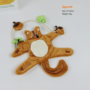 Nouveau jouet interactif pour chien en peluche, style coréen INS 2026, amusant, en forme de pain, café, carotte, pour dissimuler des friandises, avec sonnette - Product Image 6