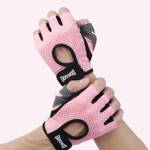 Gants de gymnastique antidérapants fins pour Fitness Sports <span class=keywords><strong>Gym</strong></span> <span class=keywords><strong>Protection</strong></span> des mains absorbant la sueur pour la traction de la <span class=keywords><strong>barre</strong></span> horizontale en polyester - Product Image 3