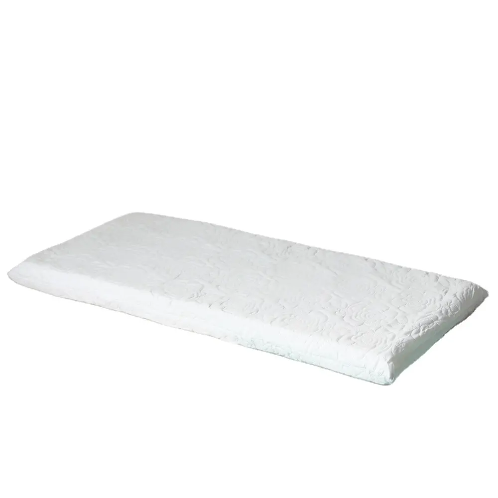 Ijsblauwe Hd Vierkante Bassinet Matras Met Hoge Dichtheid Traagschuim Waterdichte Babymatras