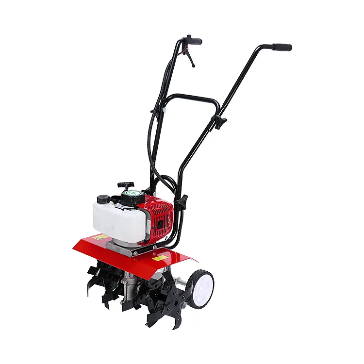 Farm Machine Mini Power Tiller Cultivator Red Training Tank Engine Technical Air Parts Sales Wheel Video Color Support Gear Mode