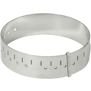 Stainless Steel <b>Ring</b> Sizer Measuring Tool Round Shape For Jewelry Making 7 To 8 Inch <b>Size</b> Gauge - Product Image 1