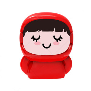 2025 thiết kế mới khuôn mặt-thay đổi ROBOT Mini Bluetooth Loa Loa di động với hơi thở ánh sáng - Product Image 2