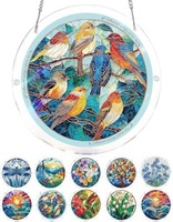 Lot de attrape-soleil en acrylique à assembler soi-même, motif puzzle, ornement de fenêtre créatif pour la décoration intérieure