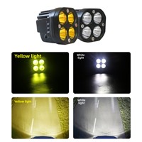 D109 36W Lampu Sorot LED Pilar-A Kecerahan Tinggi, Lampu Kerja Retrofit Baru, Aksesori untuk Kendaraan Off-Road, Pencahayaan Eksterior Mobil