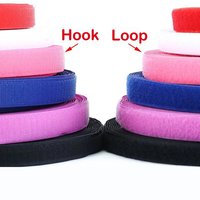 Bande adhésive double face en polyester/nylon de 2m/paire pour la maison, le canapé, la literie, les fournitures de couture DIY, autocollant auto-agrippant en tissu