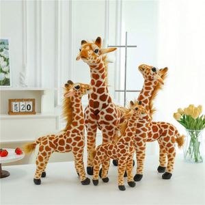 Peluches Realistas de Animales del Zoológico, Decoraciones para el Hogar, Oficina y Automóvil, Juguetes Suaves, Jirafa de Peluche Realista, Animales de Peluche al por Mayor - Product Image 2