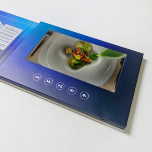 Libro de video <span class=keywords><strong>IPS</strong></span> de 7 pulgadas con 4GB y USB-C, con cubierta rígida, regalo de recuerdo para el cliente - Product Image 2