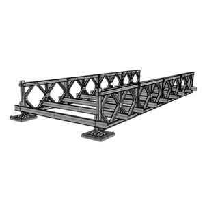 <span class=keywords><strong>Puente</strong></span> de Acero de Larga Duración, Estructura de Acero Soldada de Alta Resistencia, <span class=keywords><strong>Puente</strong></span> Bailey, <span class=keywords><strong>Puente</strong></span> de Celosía, Grado Q345/Q235, Modelo ZB200, Construcción 9 - Product Image 6