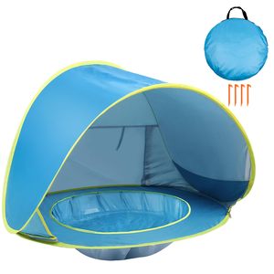 Nueva Carpa de Playa Oxford de Apertura Automática Rápida, Transpirable, con Piscina para Bebés - Product Image 1