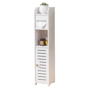 EN STOCK Salle De Bains Silm Armoire De Rangement Porte-Papier Toilette Stand