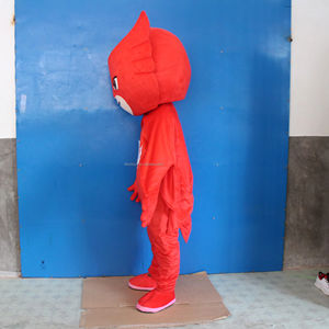 Efun MOQ 1 PC Professional <span class=keywords><strong>Custom</strong></span> <span class=keywords><strong>Red</strong></span> Masked Man Maskottchen Kostüm Walking Cartoon Charakter Maskottchen Kostüm zum Verkauf - Product Image 6