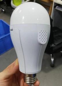 หลอดไฟ LED 20W สำหรับกรณีฉุกเฉิน ขั้ว E27 แบบ DOB AC85V-265V วัสดุ PP แบตเตอรี่ลิเธียม 2*800mA ชิป SMD 2835 เส้นผ่านศูนย์กลาง 80 มม. CRI85 1800lm - Product Image 3