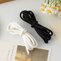 Ceinture élastique extensible unie de couleur personnalisée à âme en caoutchouc pour la couture de vêtements et de textiles de maison (vente en gros)