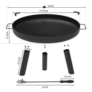 Campeggio pic-nic Garden Party BBQ bruciatore a carbone di legna per esterno pozzo del fuoco portatile - Product Image 4