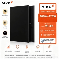 Module bifacial double vitrage AIKO NEOSTAR 3S+54 460W-475W, panneau PV Aiko-A-MCE54Db 460W465W470W475W N-Type ABC tout noir pour la maison