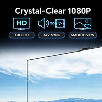 1080P 60Hz Kablosuz HD Verici ve Alıcı Seti 50M Çift Bantlı Tak ve Çalıştır Ekran Yansıtma, Dizüstü Bilgisayar TV Projektör için