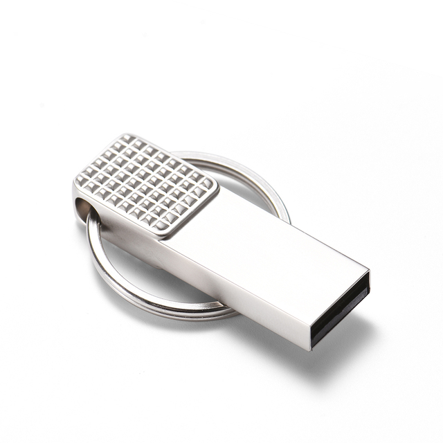 Waterproof Metal RUsb Flash Drive 4gb 8gb 16gb Pendrive With Key Ring Memory Disk Mini Usb Stick