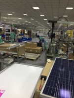 Monocristallin 540W 545W 550W 48V demi-coupe 144 cellules 555W 560W panneaux solaires Topcon de type N 550Watt