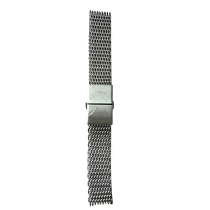 Nuevo diferente 18 20 22 24mm personalizado 316L 304 acero inoxidable de alta calidad Cool <span class=keywords><strong>Shark</strong></span> correa de reloj de malla Flexible fabricación - Product Image 2