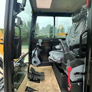 Mini-excavatrice sur chenilles SY55U à vente chaude, d'occasion, 5,5 tonnes, boîte de vitesses PLC, pompe, roulement, garantie moteur d'un an, en stock, remise - Product Image 5