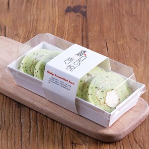 MOQ 100 juegos para sacar cartón asado embalaje de alimentos desechable gota de huevo sándwich hamburguesa caja contenedor para hornear con cubierta de cúpula - Product Image 4