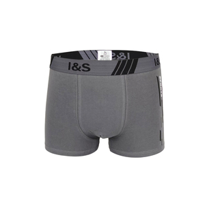 Design moderno stampa traspirante alta elastico biancheria intima uomo slip colore blu grigio nero per l'esportazione - Product Image 4