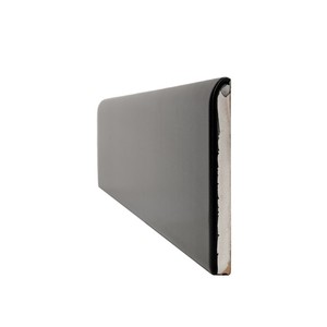 Battiscopa in Ceramica Nero Satinato 8x60 Cm con Bordi Irregolari - Product Image 2