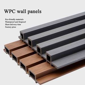 Revêtement mural en composite <span class=keywords><strong>bois</strong></span>-plastique (WPC) imperméable, carré, creux, best-seller, <span class=keywords><strong>pour</strong></span> appartements et bureaux - Product Image 2