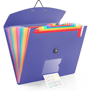 Cartella Espandibile Premium a 12 Tasche Formato A4, Organizzatore in PP, Prodotti per Presentazioni e Archiviazione - Product Image 2