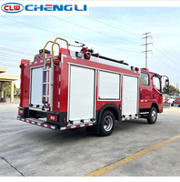 Camion-citerne à eau léger 4x2 personnalisé pour la lutte contre les incendies, petit véhicule d'urgence avec compartiments à volets roulants latéraux
