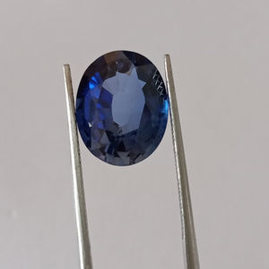 Zafiro Azul Cultivado en Laboratorio, Corte Ovalado, Gema Suelta de Calidad Premium para Joyería Fina, para la Elaboración de Joyas - Product Image 1