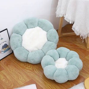 Morbido letto rotondo in pile per cani a forma di fiore letto per gatti caldo invernale per piccoli animali domestici corallo peluche traspirante nido - Product Image 5