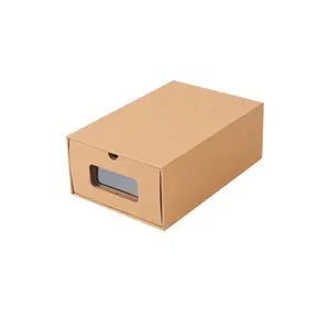 Best Selling Custom Drawer Shoe Cardboard Storage Box Clothing Shipping Drawer Paper Box