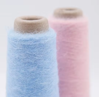 Hilo de Alpaca de Pelo Largo en Oferta, Mezcla de Lana/Acrílico/Nailon, Suave y Cálido, para Tejer a Mano Suéteres y Gorros para Mujer