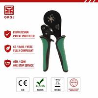 Kit professionnel de pinces à sertir à cliquet HSC8 16-6 0.08-16mm² AWG 30-5 pour cosses isolées VE