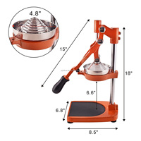 Handmatige Thuisgebruik Juicer Persmachine Fruit-En Groenteverwerker Met Pomp Voor Voedingswinkels