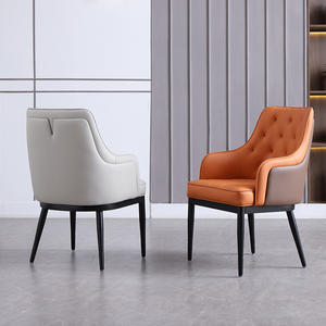 เก้าอี้รับประทานอาหารสไตล์โมเดิร์นหรูหรา ปรับแต่งได้ตามต้องการ พร้อมเบาะหุ้มสำหรับบ้านและร้านอาหาร - Product Image 5