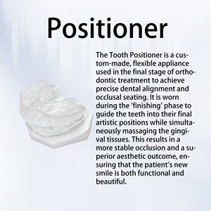 Matériaux orthodontiques dentaires : Positionneur <span class=keywords><strong>dentaire</strong></span> <span class=keywords><strong>amovible</strong></span> pour ajustement fin et personnalisation de l'alignement des dents - Product Image 2