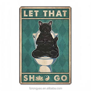 Tendances 2026 En gros Plaque métallique décorative murale <span class=keywords><strong>Anime</strong></span> Vintage Rétro, avec logo personnalisé, style antique - Product Image 1