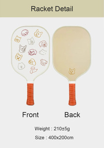 Chifory Custom Cold Pressed T300 Carbon Fiber <b>Pickleball</b> Racket 16mm PP Honeycomb Core High Quality Training <b>Equipment</b> for - Product Image 4