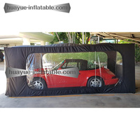 Tente de voiture gonflable dôme gonflable prix bon marché pour fête événement bâche de voiture tente pluie et protection solaire